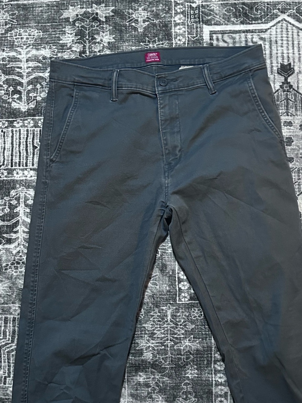 Levi's Men's Slim Straight Jeans in Charcoal Gray
